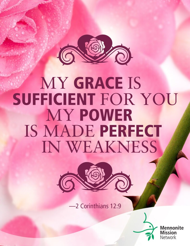 My grace is sufficient