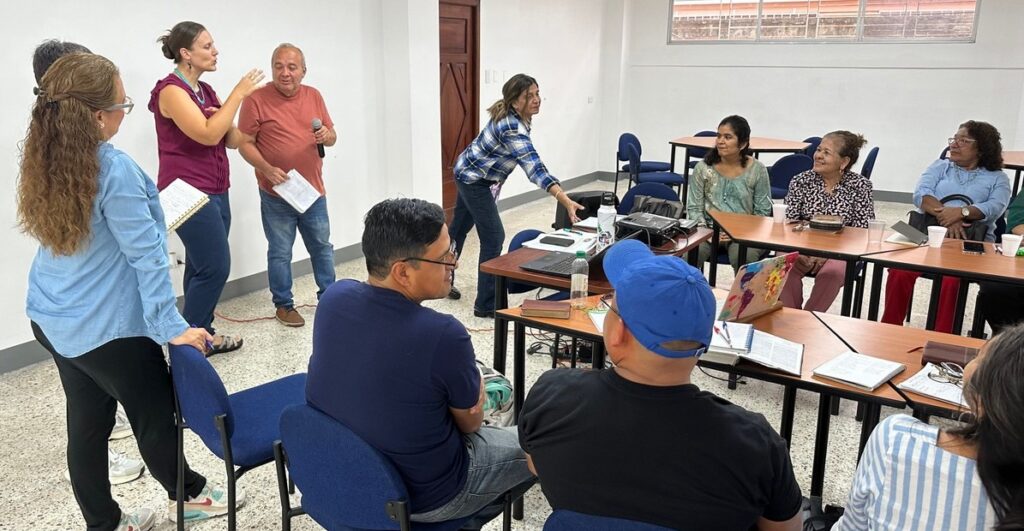 Peacebuilders has been leading workshops on peacebuilding tools in different parts of the country. As we continued this work, we began to sense a deeper need: to reflect more intentionally on what Scripture teaches us about peace. In response, we launched a new course that is currently running virtually, with some in-person sessions as well. Our goal is to help Anabaptist congregations—and others interested in the work of peace—build a biblical theology of peace. Throughout the course, we are using various academic texts alongside Scripture-based reflections.