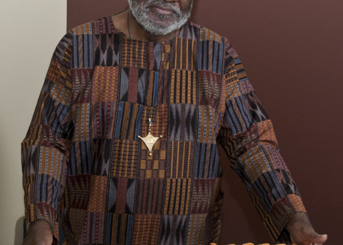 John Powell during retirement celebration