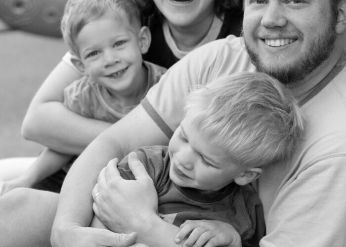 Shawn Snider and Sarah Snider with their two sons