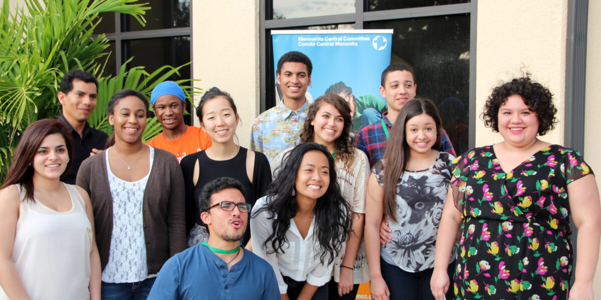 A group of college students who attended Hope for the Future 2015. This was the first year that college students were invited to the event