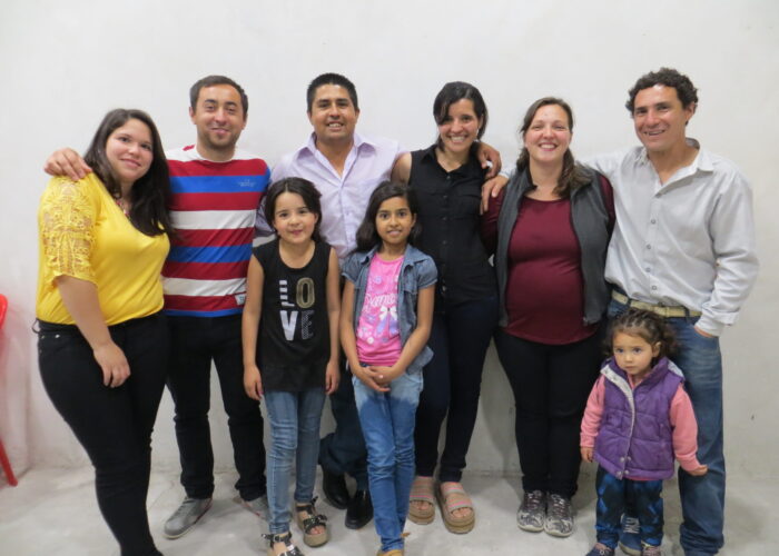 María Medina and Jonatan Curto; Ramón Godoy and Mariana Romero