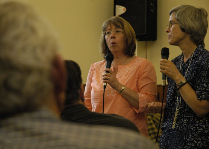 Download full-resolution imageLoraine Stutzman Amstutz (left)