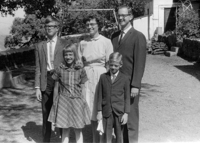 Mary Lou Duerkson with her family