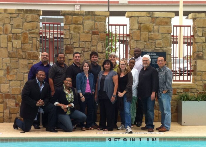 Urban leaders at a meeting