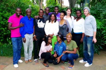 One of the prison ministry teams in Botswana. Photo provided. Download full resolution image.