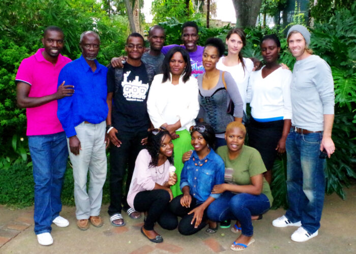 One of the prison ministry teams in Botswana. Photo provided. Download full resolution image.