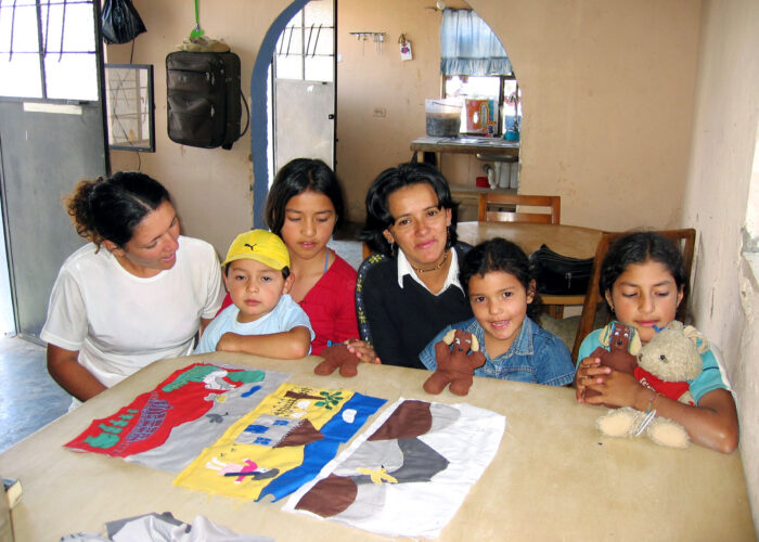 Liliana Ocampo (third from right)