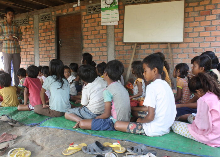 Teaching Sunday School in Cambodia