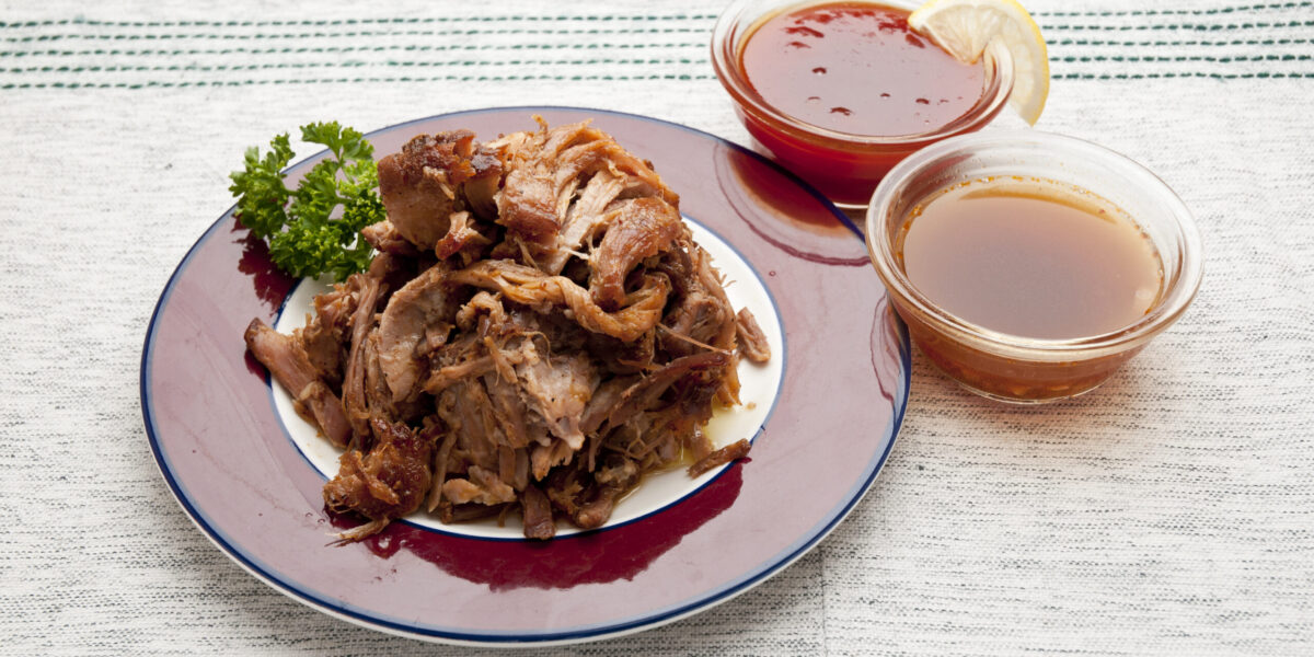 Barbecue from North Carolina was a recipe demonstrated at the Mennonite Mission Network cooking show in Phoenix. Click here for the recipe.”  Download full-resolution image.