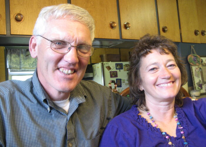 Delmar and Tammy Yoder at their home in Strawberry Lake