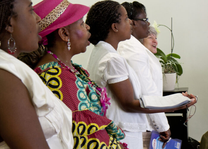 (L to R) Viliène Luma