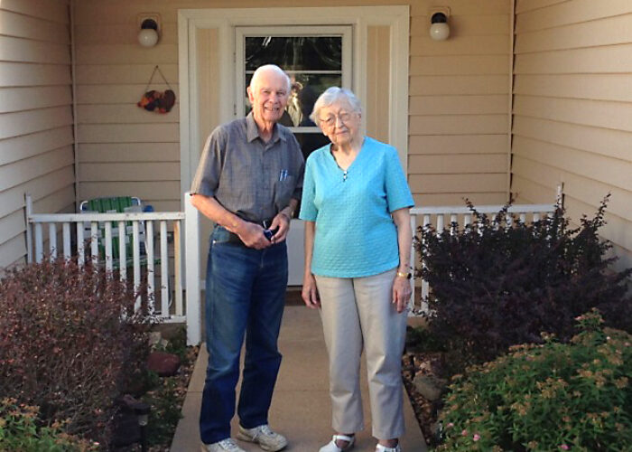 Stan Voth and Viola Ediger. Photo contributed by Anne Ediger. Download full-resolution image.