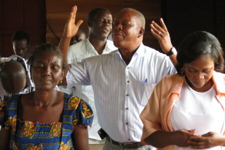 From left: Mary Mensah from Divine Redeemers Ministry