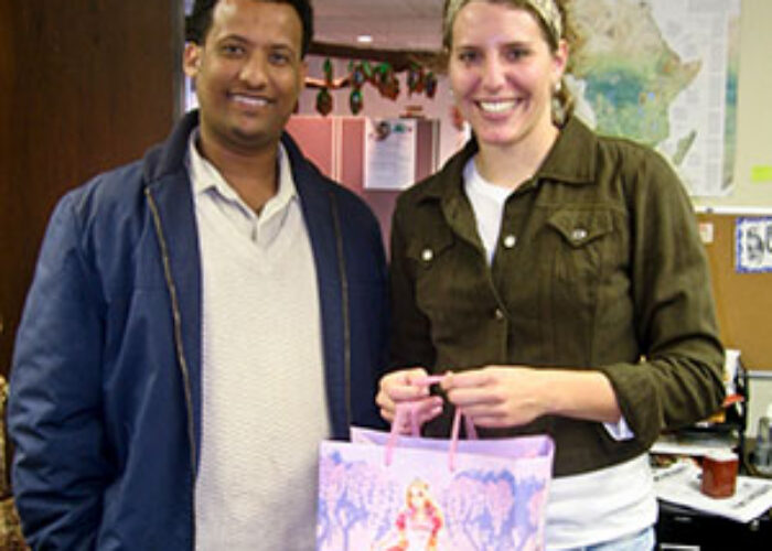 Abraham Hadish and Hannah Klaassen