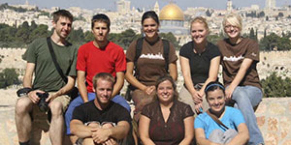 The 2007 Youth Venture team that traveled to Nazareth