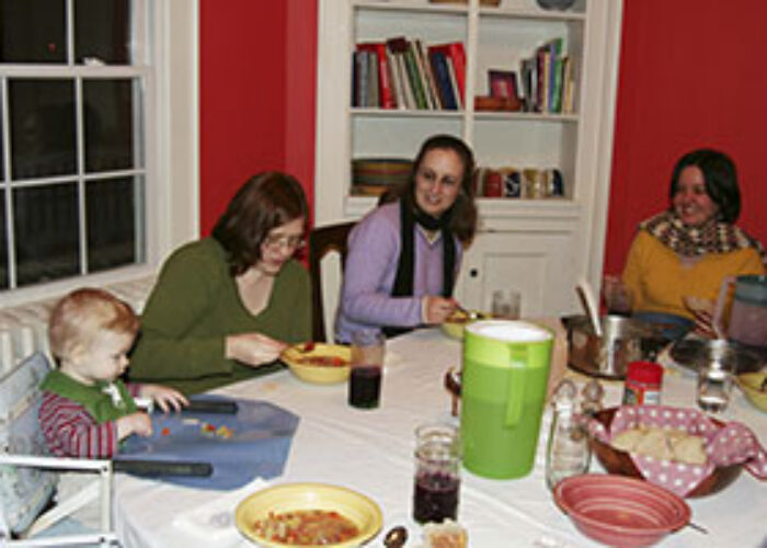 Harrisonburg resident Sarah Snider and Jennifer Weaver