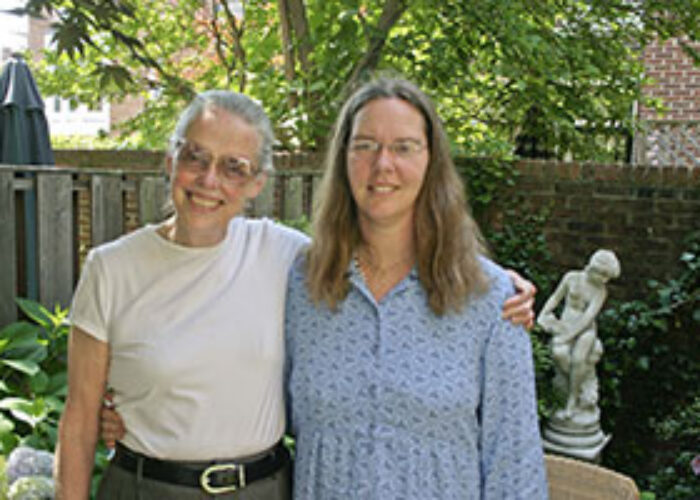 Dr. Joyce Burland and her daughter