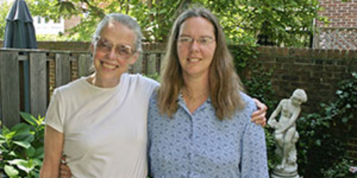 Dr. Joyce Burland and her daughter