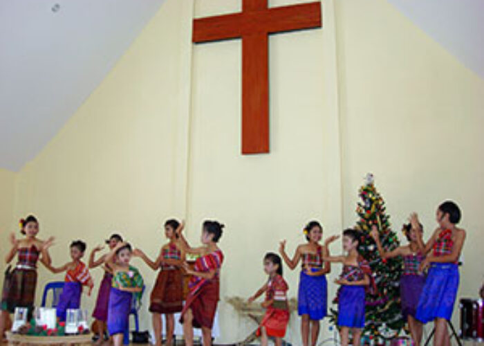 An Issan dance at Living Water Church