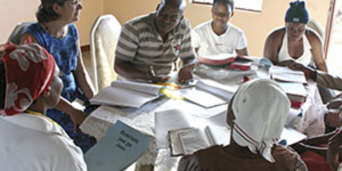 William Monaka and Sire Monaka at Bible study