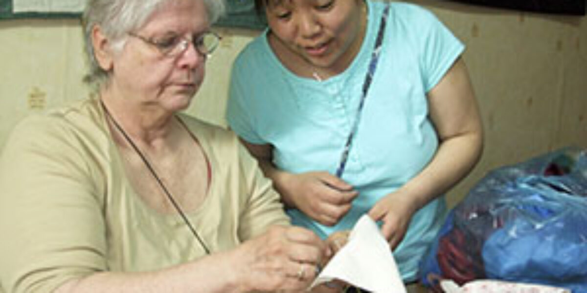 Marie Troyer learns from Daubkasuren