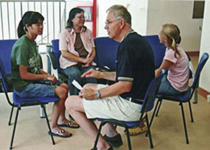 A teen program client