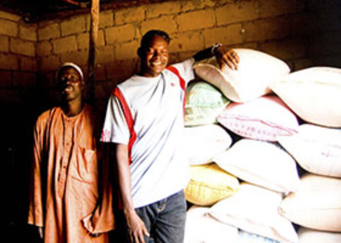 Sharing seed peanuts after last year's poor harvest in northern Senegal incarnates the seeds of faith sown by the Friends of the