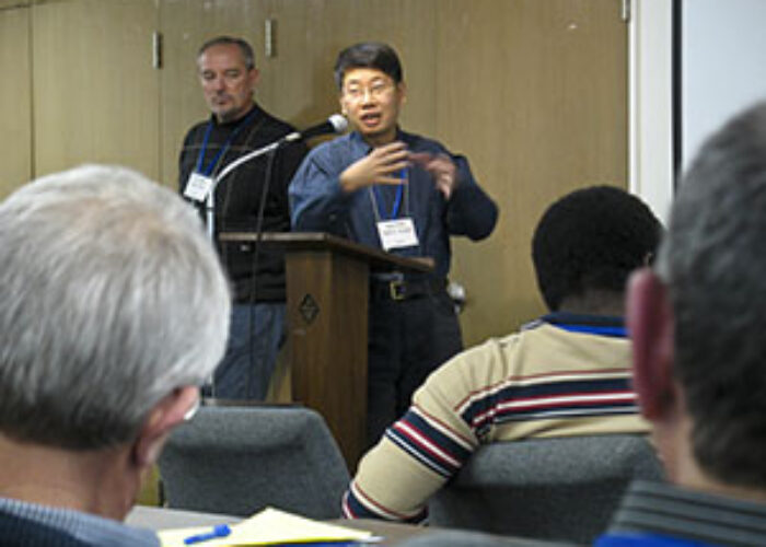 Kevin Yao (right) with Myrrl Byler