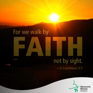 Walking by faith