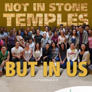 You are the temple of the Holy Spirit
