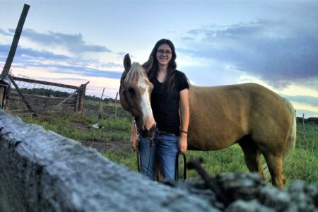 ​Erin Kauffman and her quarter horse