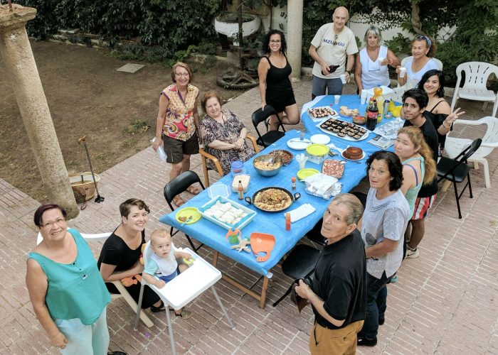 ​Members of Comunidad Evangélica Menonita in Barcelona have embraced Alisha and Joshua Garber. 