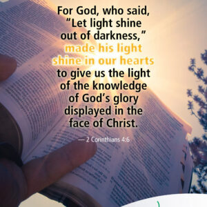 God's light shines in our hearts