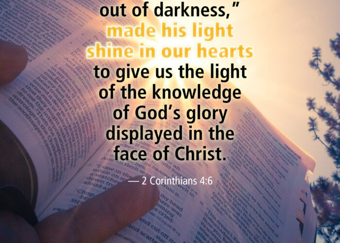 God's light shines in our hearts