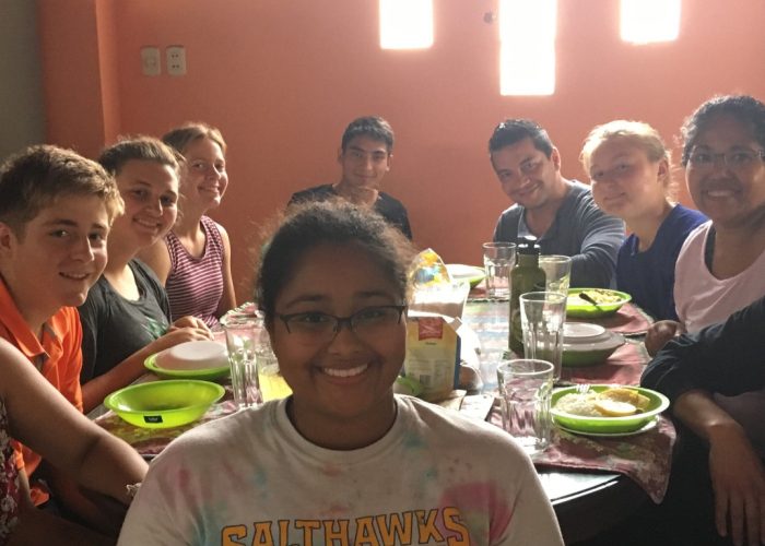 ​Leigha Gomez (center)