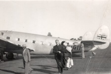 Joe and Minnie traveled to and from India by sea, but by the time Joe started traveling as executive secretary of MBMC, air travel had become a more efficient option. MCUSA Archives