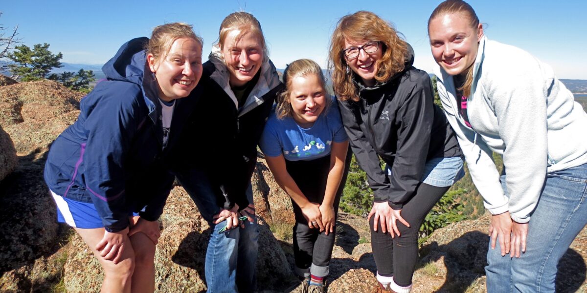 The 2013-14 MVS Alamosa unit from left: Anna Woelk, Emma Regier, Laurel Woodward, Heather Driedger and Roxanne Reimer. Photo provided.