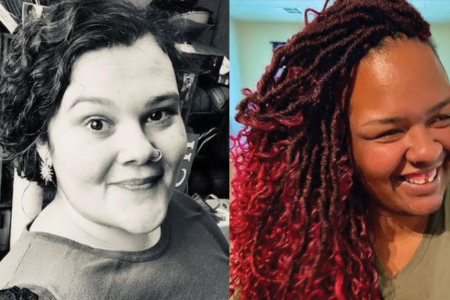 ​Rev. Lindsey Anderson and Micah Rose Emerson. Photos provided.