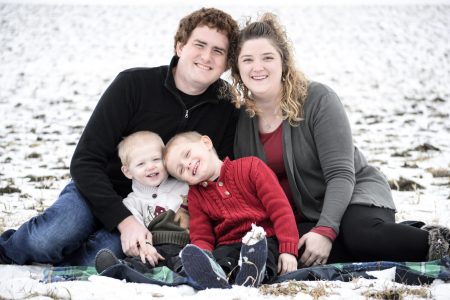 ​Joseph and Rachel Givens with their sons