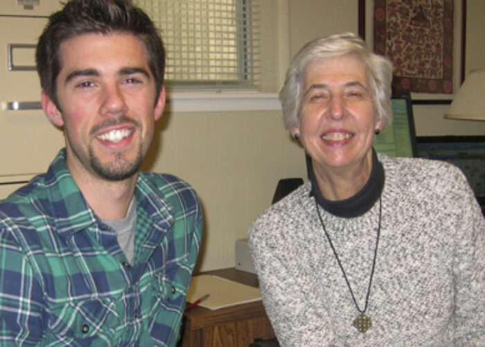 Download high-resolution photoJordan Zickafoose and Claire Ann Ruth-Heffelbower work together at Circles of Support and Accountability in Fresno