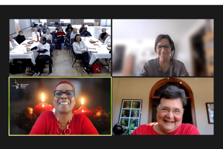 Top L to R: Gulf States Mennonite Women Annual Retreat attendees