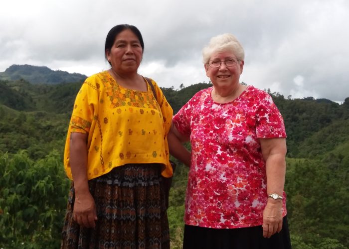 Petrona Caz (left)