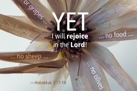 Yet I will rejoice