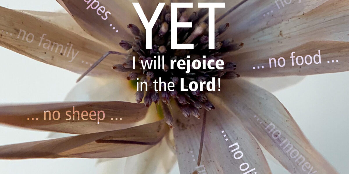 Yet I will rejoice