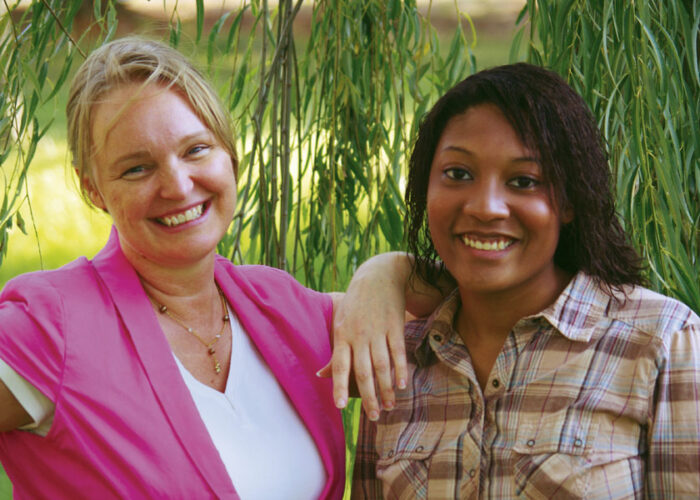 Jerilyn Schrock and Liz Marin