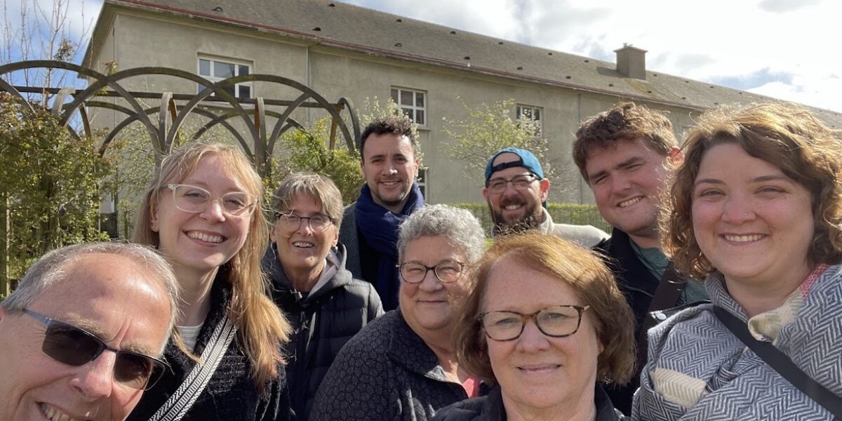 The participants in Chapter 2 of the Christ at the Borders Just Peace Pilgrimage. Front row (left to right): Weldon Martens, Arloa Bontrager (Mission Network’s regional director for North America, short-term service), Rachel Givens. Second row (left to right): Shelby Rudy, Marlinda Beachy, Barbara Thurma, Joseph Givens. Back row: Lane Miller (Mission Network’s regional director for Africa and Europe), Matthew Yoder.