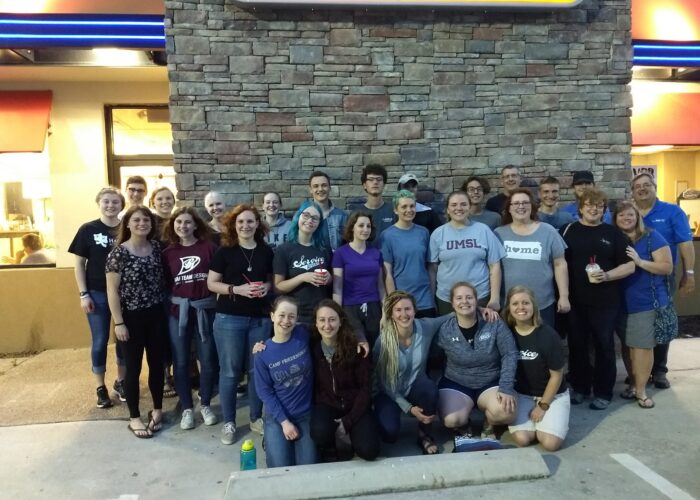 All five Service Adventure units gathered together to work with Mennonite Disaster Service in Bloomington and Rockport