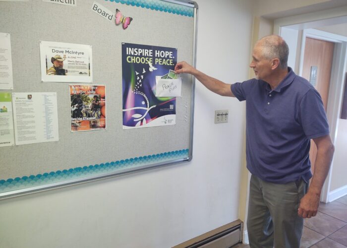 Pastor Randy Heacock of Doylestown Mennonite Church in Doylestown