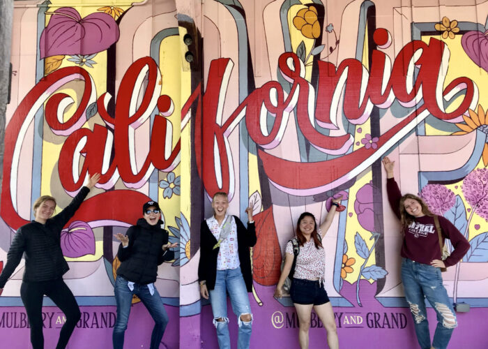 The 2021-2022 San Francisco MVS unit. Left to right: Ashley Neufeld